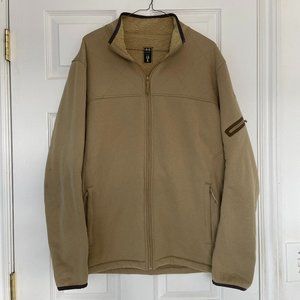 Men's Under Armour Storm Tan/Khaki Full Zip Fleece-Lined Jacket Size Large